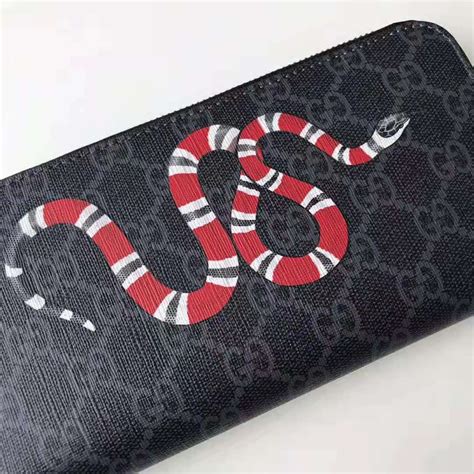 gucci wallet supreme|kingsnake print gg supreme wallet.